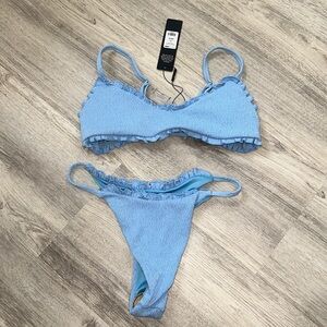 Fashion Nova Light Blue Bikini Set